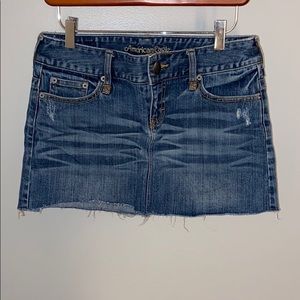 American eagle denim skirt